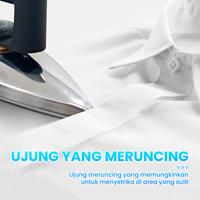 Gambar [SPESIAL] KING KEVIN x FINITO Setrika Listrik Finito 300W Setrika Pakaian Multigear Ironing Daya Rendah dari FINITO HOME APPLIANCE undefined 4 Tokopedia