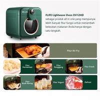 Gambar FLiFE Air Fryer Oven 12 Liter – Digital Lightwave, 12 in 1 Function OV12HD dari singmakmur undefined 4 Tokopedia