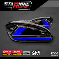 Gambar striping CB variasi stiker cb simple hologram kode CB-SR-20 - gold, vinyl dari Starnine sticker undefined 4 Tokopedia