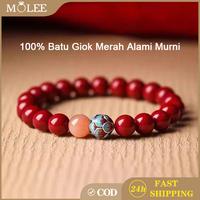 Gambar Gelang Rezeki Wanita Giok Merah & Hetian Double Energy, Anyaman China Retro - Bisa COD - Model: A dari Toko Diskon MOLEE undefined 1 Tokopedia