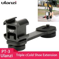 Gambar Ulanzi PT-3 Triple Hot Shoe Mount Adapter Microphone Extension Bar dari sheiala shop undefined 1 Tokopedia