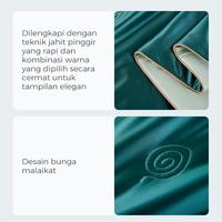 Gambar 【NEW ARRIVAL】TUSEN DeepSleep Tencel Ⅰ Selimut Silk 2 Sisi Dingin dari Tencel Lyocell Lembut Nyaman di Kulit Menyerap Keringat - TUQ03 - 150X200, Green dari Tusen Sweet Dream undefined 5 Tokopedia