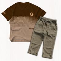 Gambar Setelan Baju Anak Laki-Laki Celana Chino Panjang & Kaos Distro Kombinasi Terbaru Fashion Hitam dengan Logo Unik - Kombin02-Cino Hitam, M dari Gudang Kaos Anak_NEW undefined 5 Tokopedia