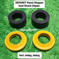 Gambar Seal Shock Shok Karet Stoper peredam jedag jedug shock Depan universal As 26 Motor Matic Bebek Sport Motorcycle - Karet Stopper Aja dari marsefsef01 undefined 1 Tokopedia
