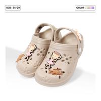 Gambar Sandal Bakpao Anak Cewek 2532K-1 Tung-tung Sahur Anomali Lucu Bahan Jelly Full Ringan - Khaki, 24/25 dari ONIKEO undefined 2 Tokopedia