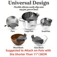 Gambar 1pc, Strainer, Pot Strainer, Adjustable Clip On Strainer For Pots Pans And Bowls, Kitchen Pot Strainer dari Ameliastore68 undefined 5 Tokopedia