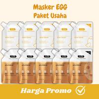 Gambar [PAKET USAHA] EGG MASK RETINOL SNAKE VENOM GOLD MASK EGG YEAST EGGSHEL MASK CREAM 100gr - ISI 5PCS EGG MASK CANGKANG TELUR dari elfaza skincare undefined 1 Tokopedia