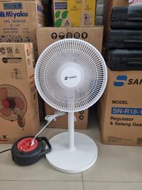 Gambar SANEX Kipas Angin Meja & Berdiri 2 IN 1 Ukuran 12 Inch 7 Baling SSF-1221 N / R Design Modern & Minimalis Baling Bening Transparan - SSF 1221 N Tanpa Remote dari DEPAMA STORE undefined 4 Tokopedia