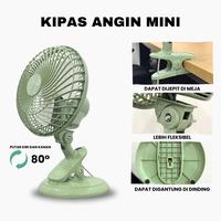 Gambar KIPAS ANGIN MULTIFUNGSI 3in1 Function Clip Fan Jepit + Meja Duduk + Dinding Tembok Muter Kiri Kanan Ukuran 8 Inch FC01-480 HEMAT DAYA LISTRIK - HIJAU dari TYRONI-Shop undefined 5 Tokopedia