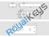Gambar Floor Hinge Dorma Dormakaba BTS 84 Engsel Tanam Lantai Pintu Kaca Kayu dari Royal Keys undefined 2 Tokopedia