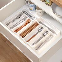 Gambar Practical Compartments Cutlery Organizer Daily Drawer Divider Tray Rectangle Easy Clean Home Kitchen Spoon Fork Separation Boxes dari Rule Store Bandung undefined 1 Tokopedia