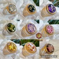 Gambar CINCIN BATU AKIK NATURAL RED BORNEO MINIMALIS OCTAGON TITANIUM HITAM - Ungu, Size 10 dari ALFI HUSSAIN undefined 1 Tokopedia