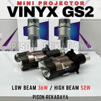 Gambar Mini Projector Biled Vinyx GS2 H4 LED 50W Laser Projie Headlamp Headlight Mobil Motor - GS2, FLAT dari Pison Rekadaya undefined 3 Tokopedia