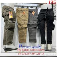 Gambar Celana panjang katun kargo saten model terbaru size 2-13 kode 3195 - Abu tua, Size 3 dari Kanisa shop 1 undefined 1 Tokopedia