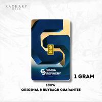Gambar Logam Mulia Emas 1 Gram Simba Refinery Classic - LM Batangan Sertifikat Fine Gold 99.99% 24 Karat dari ZACHARY GOLD undefined 2 Tokopedia
