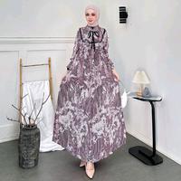 Gambar Gamis  Safira busui resleting Gamis Rayon super - maroon dari sofiye fashion undefined 1 Tokopedia