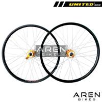 Gambar WHEELSET SEPEDA 24 INCH UNITED Z-1000 RODA JADI VELG RIM RIMS LUBANG 36 HOLE 36H HUB FREEHUB ULIR JARI JARI DEPAN BELAKANG SEPASANG HITAM MTB ALLOY ALUMUNIUM MTB FEDERAL dari AREN BIKES undefined 5 Tokopedia