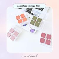 Gambar LENSBYSEOUL Tempat / Kotak / Case Softlens Vintage 2 in 1 Premium dari Lens by Seoul undefined 2 Tokopedia