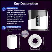 Gambar Baruuu --- Dijamin Puas 3D Electric Tenga Snail Cup Open-Ended Male Vibratorr Alat Bantu Seksualitas Pria Dengan 7 Thrusting & Rotating Modes Utk Pria Maju Mundur Vibrator Pria (KURIR SICEPAT LEBIH CEPAT) - Putih dari CV PRIVASI NOMER 1 undefined 4 Tokopedia
