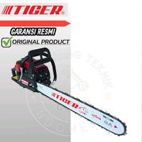 Gambar Mesin Senso 22 inch Bar Baja Merk TIGER TG6800 ORIGINAL / Mesin Chainsaw 22 inch Bar Baja Terbaik / Mesin Gergaji Kayu 22 inch Bar Baja dari Gemintang Teknik Store undefined 5 Tokopedia