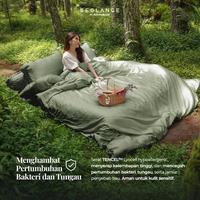 Gambar [Premium Beli Lokal] - BEGLANCE Tencel Lyocell Polos Sprei Set Fitted Super Soft Premium Tinggi 40 cm Bantal Kain - Bone, 160 x 200 dari Cahaya Artomoro undefined 4 Tokopedia