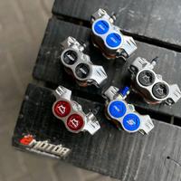 Gambar JUAL KALIPER FORMULA 4P CNC TIDAK LENGKAP DENGAM BREKET NYA JUAL TERPISAH - Silver koin Hitam dari E.motor Reborn undefined 1 Tokopedia