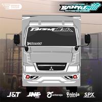 Gambar Stiker bismillah terbaru cutting stiker kaca truk canter pickup l300 granmax variasi kaca depan - putih, 110x12cm(tss/mobil) dari Banyu Mili Stiker undefined 2 Tokopedia