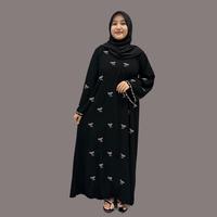 Gambar Abaya Arrabian Turkey Gamis Hitam Kekinian Terbaru - Salaf Boutique - S dari Salaf Boutique Of Abaya. undefined 5 Tokopedia