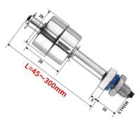 Gambar Sensor Lefel Stainless Steel Float Switch Tank Water Level Sensor air 60mm 100mm 150mm 150mm 300mm 500mm - 60mm dari My Aladin undefined 3 Tokopedia