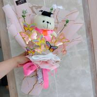 Gambar Buket Kupu-kupu LED Termurah Kado Wisuda Ulang Tahun - pink, Kupu2 LED dari gitas.craft undefined 4 Tokopedia