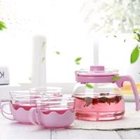 Gambar TEAPOT SET TEKO KACA+ 4 GELAS | TEKO ESTETIK | SOUVENIR MURAH | TEKO KACA MURAH - hijau dari Tukku'O Barang Unik undefined 3 Tokopedia