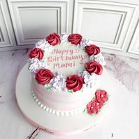 Gambar Kue Ulang tahun/birthday cake/kue ultah tema flower/Flower Cake/Kue Birthday flower bunga jakarta dari Libra Cake undefined 1 Tokopedia