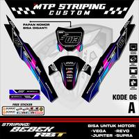 Gambar MTP Sticker RBT/GTX VEGA R NEW Stiker Striping Motor RBT Bebek Modif Terbaru SUPERMOTO YZ CRF KLX KX KTM RBT GTX NEW TERBARU K.06 - MERAH C, VINYL dari MTP Decal Sticker_NEW undefined 1 Tokopedia