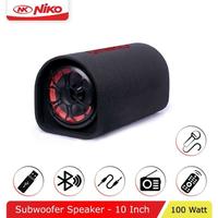 Gambar Speaker Niko GL10 Subwoofer / speaker tabung Car Speaker 10 inch 100 Watt (bisa Mic / pasang aki mobil) DC 12 V dari BIKHOIR SHOP_NEW undefined 1 Tokopedia
