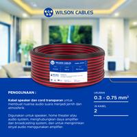Gambar Kabel Audio 2x0.50 mm2 100 Meter - Speaker Cord Wilson Cables - Red - Black dari Wilson Cables undefined 2 Tokopedia