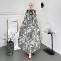 Gambar Gamis  Safira busui resleting Gamis Rayon super - maroon dari sofiye fashion undefined 3 Tokopedia