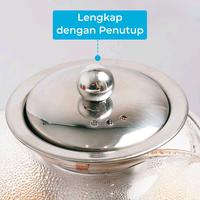 Gambar One Two Cups Teko Teh Kaca Saringan Tahan Panas Api Infuser Teapot - BR-352 Peralatan Stainless Steel perfect kopi tea filter - 950 ml dari Efenbe Stores_NEW undefined 3 Tokopedia