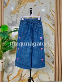 Gambar Celana Jeans Gombrong Anak Perempuan Model Skena Usia 3-10 Tahun dengan Desain Unik - KUPU NAVY, 3-4 TAHUN dari Rizqunagalery15 undefined 4 Tokopedia