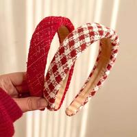 Gambar BND35 Bando Headband / Bando Wanita Korea Headband Kain Tebal Motif Square Korea Fashion Realpic Bando Merah Agustusan 17an Jalan Sehat Acc Merah Putih - MERAH MOTIF dari ERIKAWAI SHOP undefined 1 Tokopedia