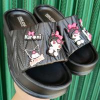 Gambar HILO'S KIDS Sandal Wedges Anak Perempuan Sendal Jelly Karet EVA Motif Kuromi Lucu Empuk Anti Slip HILO'S AJS 2349T Fashion - Pink Tua, 30-31 dari Toko Rekada undefined 2 Tokopedia
