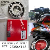 Gambar 91001-K1A-N01 22X56X11.5 bearing kruk as KANAN honda beat deluxe genio scoopy new K2F K2FP K0J K1A K1AL original dari BEKASI MOTOR. undefined 1 Tokopedia