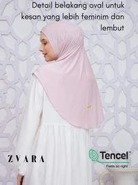 Gambar NOORA Hijab Instan Tencel Modal Oval Original Terbaru Premium Nyaman Non Pet - Pink dari zvara hijab undefined 3 Tokopedia
