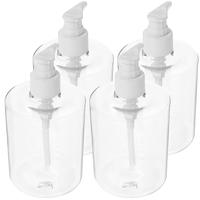 Gambar 4 Pcs Hand Sanitizer Bottle Lotion Soap Dispenser for Kitchen Sink Plastic with Pump Clear Shampoo Bottles Travel Dish dari Geldaa Shop undefined 3 Tokopedia