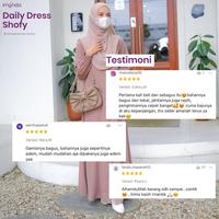 Gambar INSTAN IRNANDA DRESS GAMIS SHOFY BASIC POLOS WANITA BAHAN MADELINE SIZE M L XL SIMPLE KANTONG WUDHU FRIENDLY FULL KANCING AKTIF MUSLIM MEWAH MAXI SYARI LEBARAN LARIS - Abu, M dari KERABAT ALAM undefined 5 Tokopedia