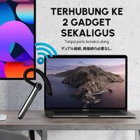 Gambar Nakamichi N2 Mono Headset Bluetooth Noise Cancelling Wireless Earphone Mic HD Black dari Nakamichi Indonesia undefined 4 Tokopedia