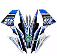 Gambar STIKER STRIPING & LIST BODY MOTOR JUPITER MX NEW 135 2013 HITAM BIRU STANDAR Motorcycle dari stiker grosir257 undefined 5 Tokopedia