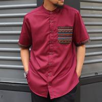 Gambar Baju Kemeja Koko Pria Lengan Pendek Muslim  Motif Songket Marajo Toyobo Premium Atasan Kurta Dewasa Katun Hitam Panjang dari Hasnah Muslim Store undefined 5 Tokopedia