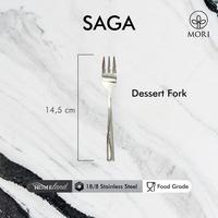 Gambar Saga Spoon Fork / Sendok Garpu Makan / Sendok Teh Sendok Spoon / Sendok Garpu Kue / Steak Knife / Sendok Makan Stainless - Tea Spoon dari Homeland Store undefined 2 Tokopedia