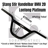 Gambar Stir / Stang / Handelbar BMX Oval Lontong Platinum Tebal dari Sobatonthel undefined 1 Tokopedia