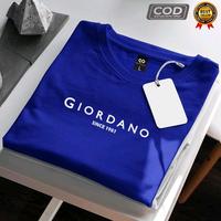 Gambar Baju Kaos Pria & Wanita Lengan Pendek  / Baju Kaos Giordano Since Logo Putih / Baju Kaos Distro Atasan Pria Cootun Combat Premium Quality Combed Casual Rib Tebal Kain - putih, M dari GNC STORE 99 undefined 4 Tokopedia